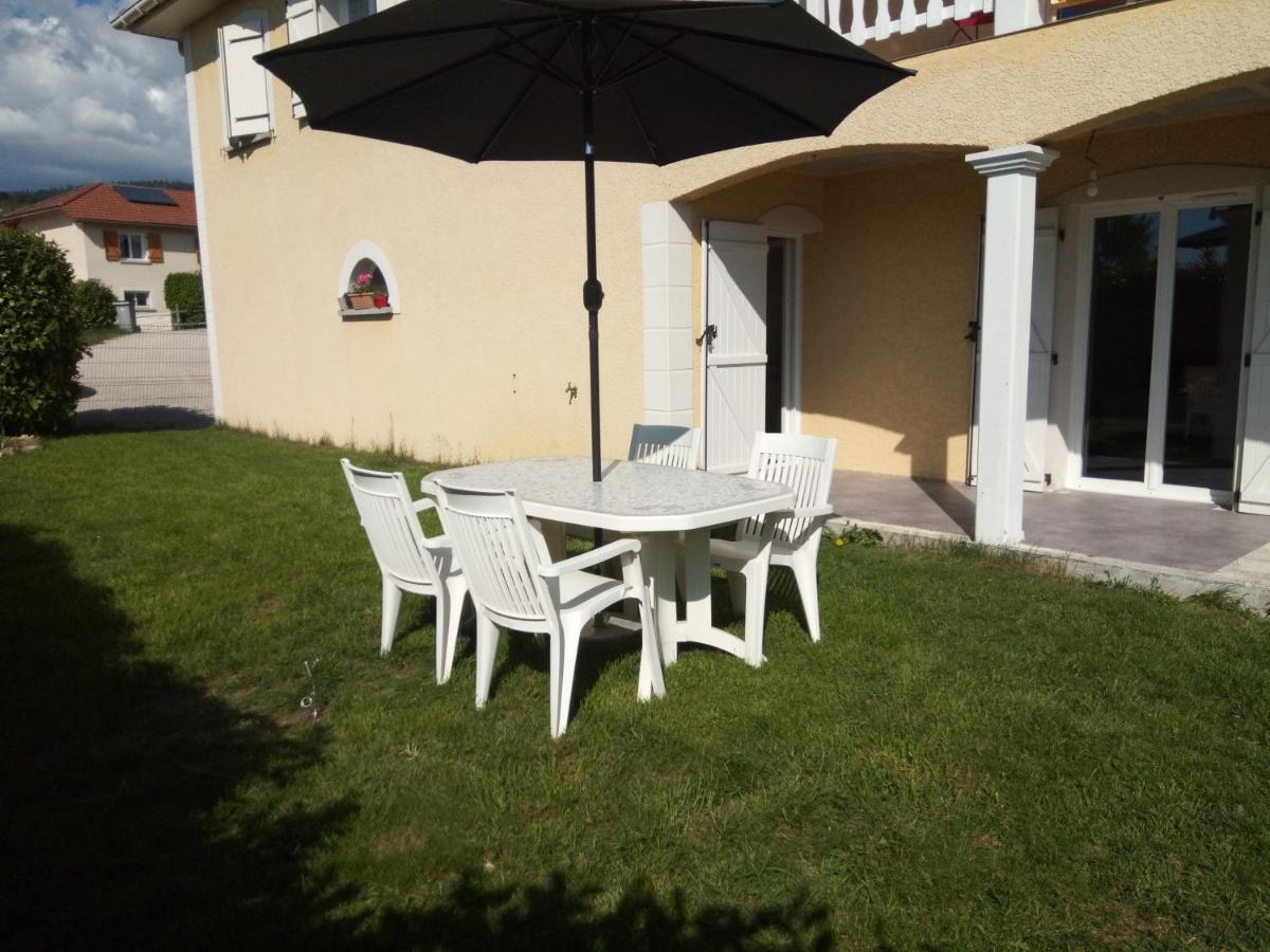 Studio indépendant 40m² avec jardin privé Hauteville-Lompnes Exterior foto